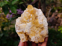 Natural Limonite Quartz Clusters x 4 From Solwezi, Zambia - Toprock Gemstones and Minerals 