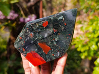 Polished Bloodstone Points x 3 From Swaziland - Toprock Gemstones and Minerals 
