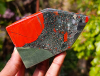 Polished Bloodstone Points x 3 From Swaziland - Toprock Gemstones and Minerals 