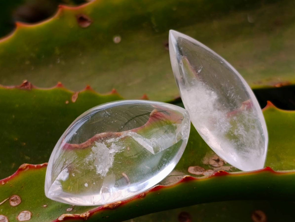 Polished Clear Quartz Crystal, Angel Tears x 35 From Madagascar - Toprock Gemstones and Minerals 