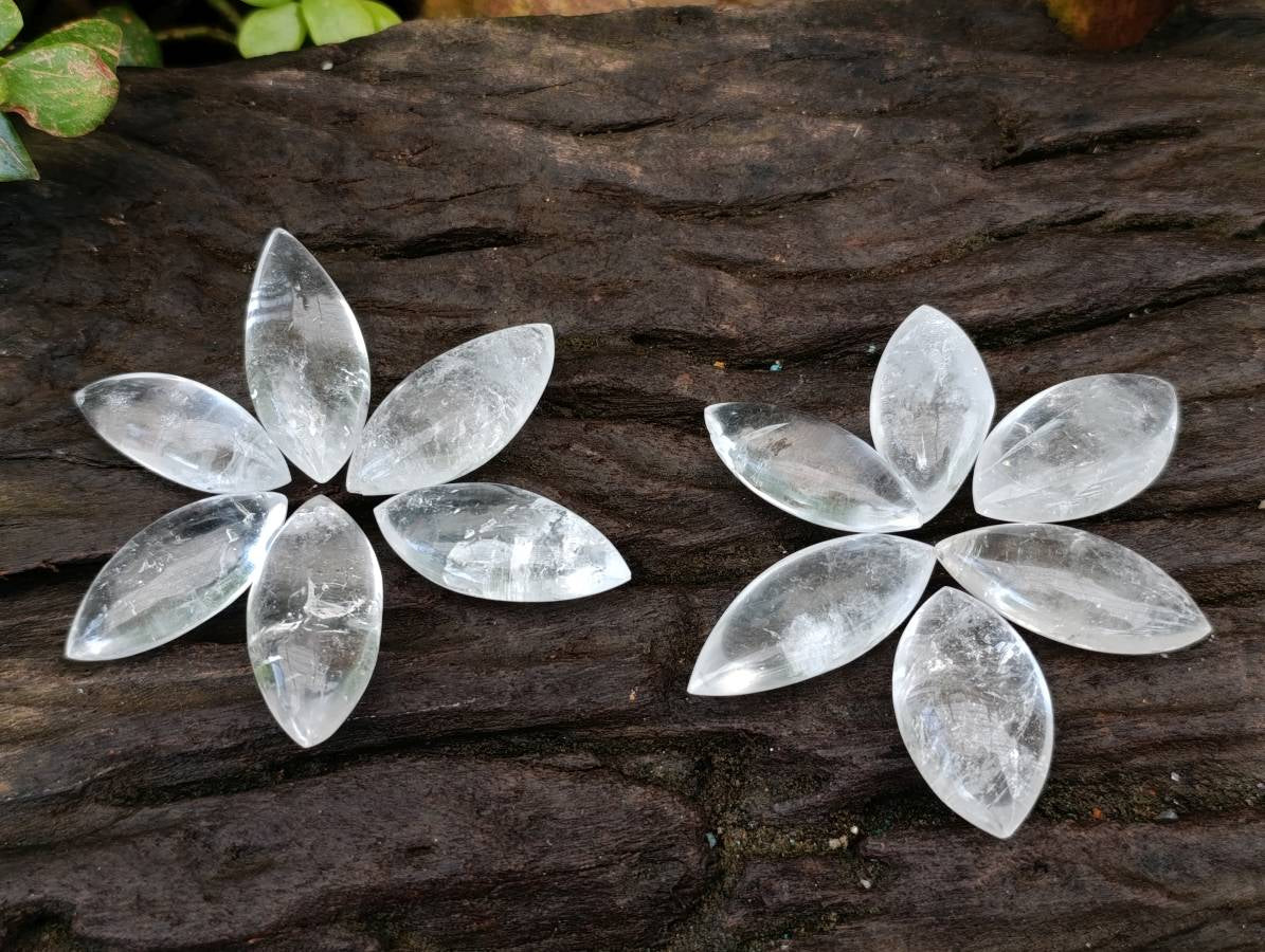 Polished Clear Quartz Crystal, Angel Tears x 35 From Madagascar - Toprock Gemstones and Minerals 
