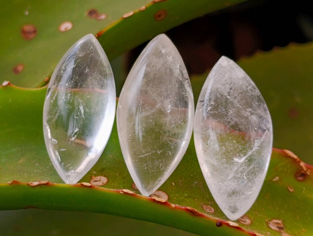 Polished Clear Quartz Crystal, Angel Tears x 35 From Madagascar - Toprock Gemstones and Minerals 