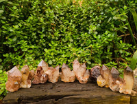 Natural Red Hematoid Quartz Crystals x 12 From Karoi, Zimbabwe - Toprock Gemstones and Minerals 
