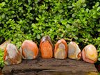 Polished Polychrome Jasper Standing Free Forms x 6 From NW Coast, Madagascar - Toprock Gemstones and Minerals 