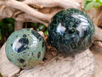 Polished Stromatolite Spheres x 6 From Katsepy, Madagascar - Toprock Gemstones and Minerals 