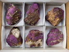 Natural Metallic Purpurite Specimens x 6 From Erongo, Namibia - Toprock Gemstones and Minerals 