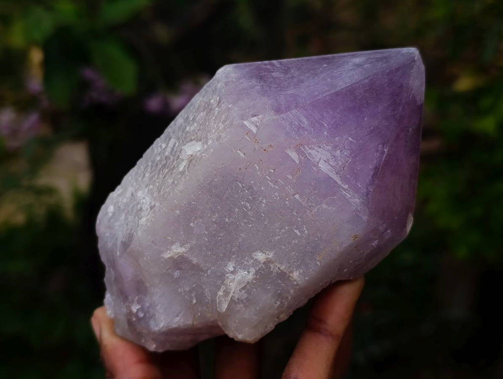 Natural Jacaranda Amethyst Quartz Crystals x 3 From Mumbwa, Zambia - Toprock Gemstones and Minerals 