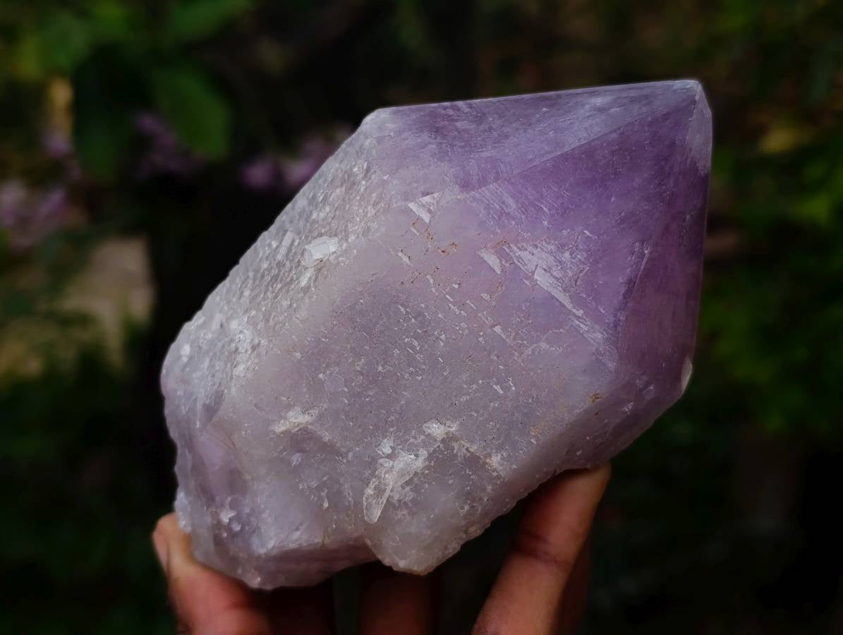 Natural Jacaranda Amethyst Quartz Crystals x 3 From Mumbwa, Zambia - Toprock Gemstones and Minerals 
