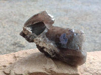 Natural Smokey Window Quartz Crystals x 2 From Malawi - Toprock Gemstones and Minerals 