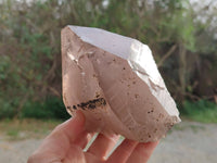 Natural Smokey Window Quartz Crystals x 2 From Malawi - Toprock Gemstones and Minerals 