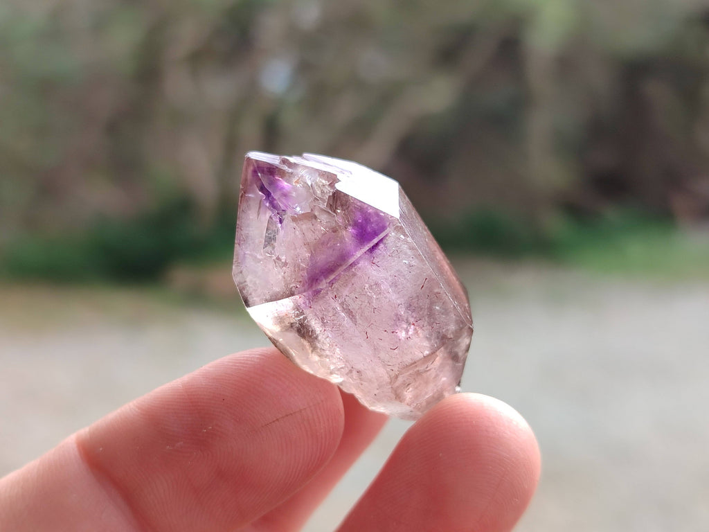 Natural Window Amethyst Crystals x 20 From Chiredzi, Zimbabwe - Toprock Gemstones and Minerals 