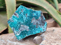 Natural Drusy Coated Chrysocolla Specimens x 6 From Likasi Mine, Congo - Toprock Gemstones and Minerals 
