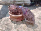 Natural Window Amethyst Crystals x 6 From Chiredzi, Zimbabwe - Toprock Gemstones and Minerals 