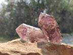 Natural Window Amethyst Crystals x 6 From Chiredzi, Zimbabwe - Toprock Gemstones and Minerals 