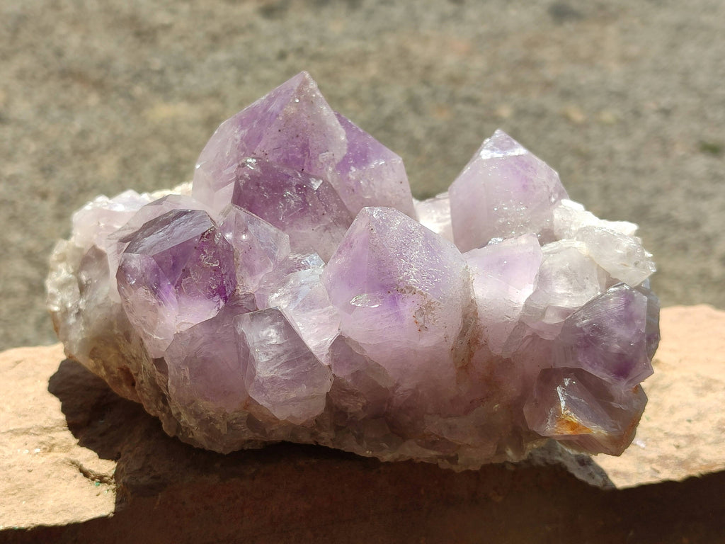 Natural Jacaranda Amethyst Quartz Crystals x 1 From Mumbwa, Zambia - Toprock Gemstones and Minerals 