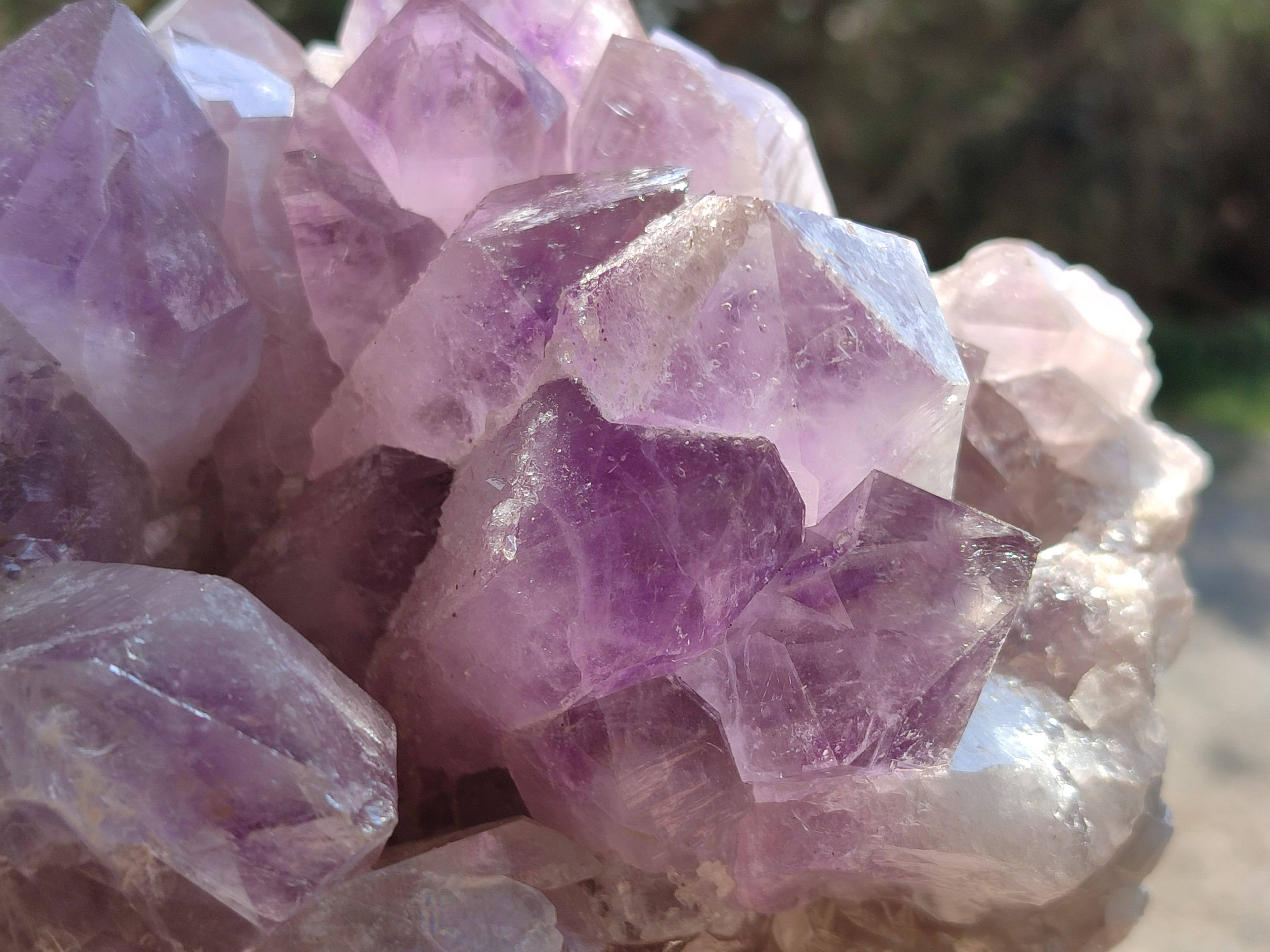 Natural Jacaranda Amethyst Quartz Crystals x 1 From Mumbwa, Zambia - Toprock Gemstones and Minerals 