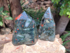 Polished Bloodstone Points x 3 From Swaziland - Toprock Gemstones and Minerals 