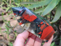 Polished Bloodstone Points x 3 From Swaziland - Toprock Gemstones and Minerals 