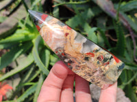 Polished Bloodstone Points x 3 From Swaziland - Toprock Gemstones and Minerals 
