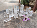 Polished Clear Quartz Crystals x 14 From Madagascar - Toprock Gemstones and Minerals 