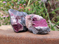 Natural Salrose Cobaltion Dolomite Specimens x 6 From Kakanda, Congo - Toprock Gemstones and Minerals 
