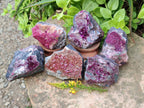 Natural Salrose Cobaltion Dolomite Specimens x 6 From Kakanda, Congo - Toprock Gemstones and Minerals 