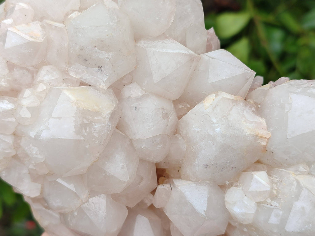 Natural Phantom Quartz Clusters x 2 From Madagascar - Toprock Gemstones and Minerals 