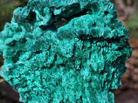 Natural Silky Malachite Specimens x 2 From Kasompe, Congo - Toprock Gemstones and Minerals 