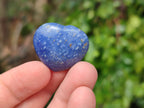 Polished Lazulite Hearts x 35 From Madagascar - Toprock Gemstones and Minerals 