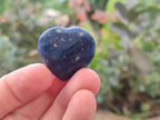 Polished Lazulite Hearts x 35 From Madagascar - Toprock Gemstones and Minerals 