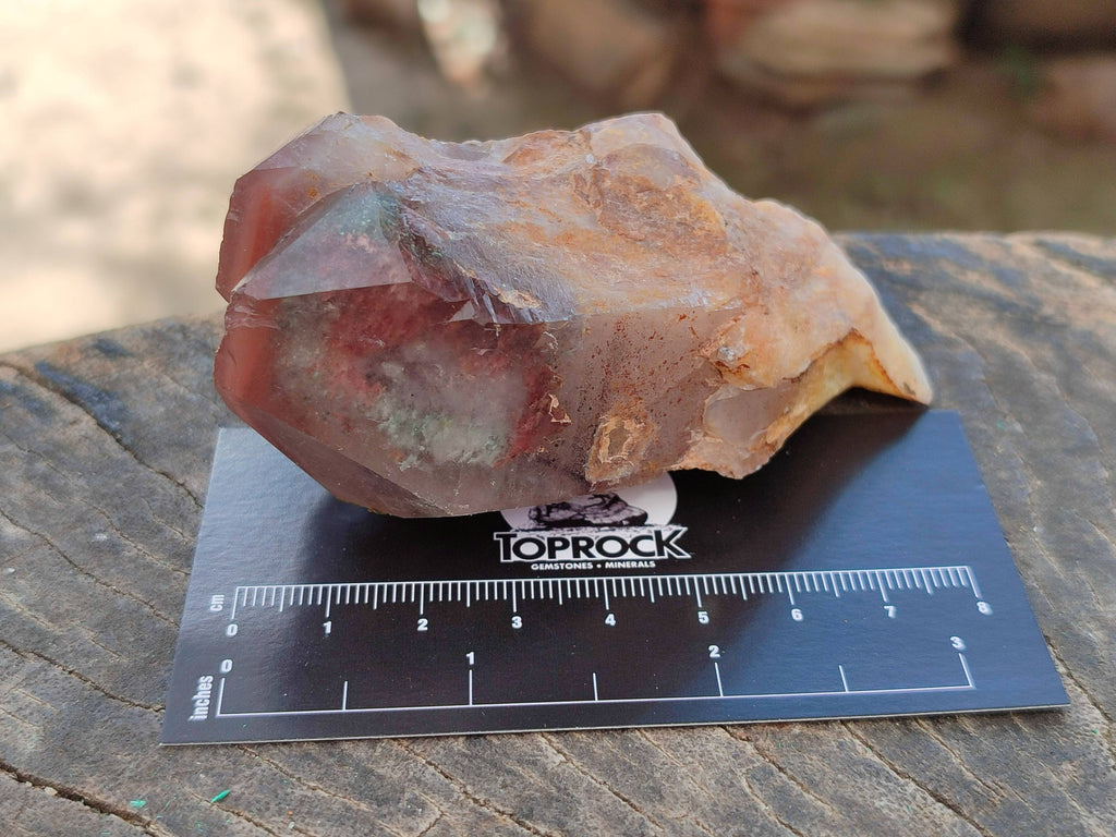 Natural Red Hematoid Quartz Crystals x 12 From Karoi, Zimbabwe - Toprock Gemstones and Minerals 