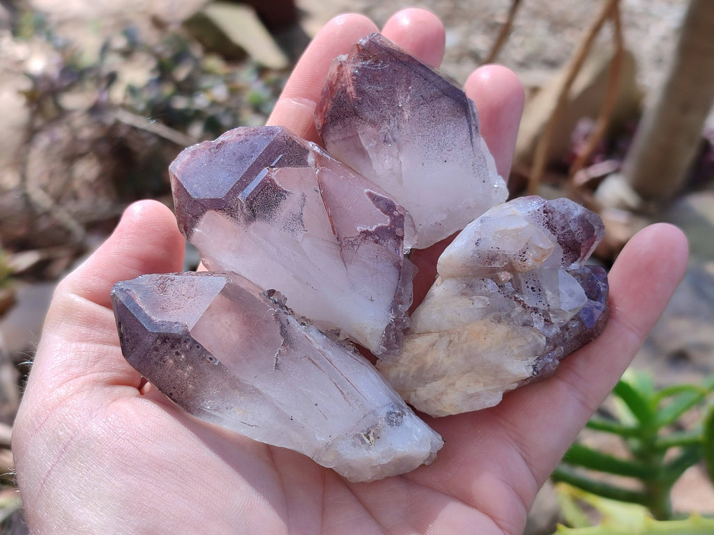 Natural Red Hematoid Quartz Crystals x 12 From Karoi, Zimbabwe - Toprock Gemstones and Minerals 