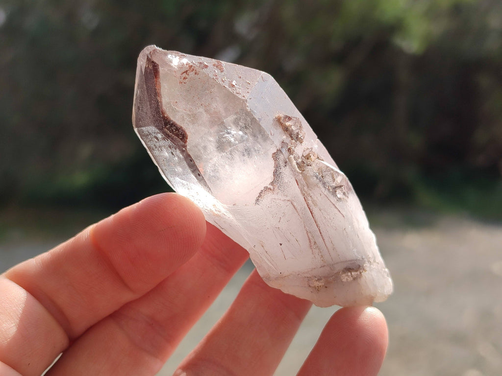 Natural Red Hematoid Quartz Crystals x 12 From Karoi, Zimbabwe - Toprock Gemstones and Minerals 