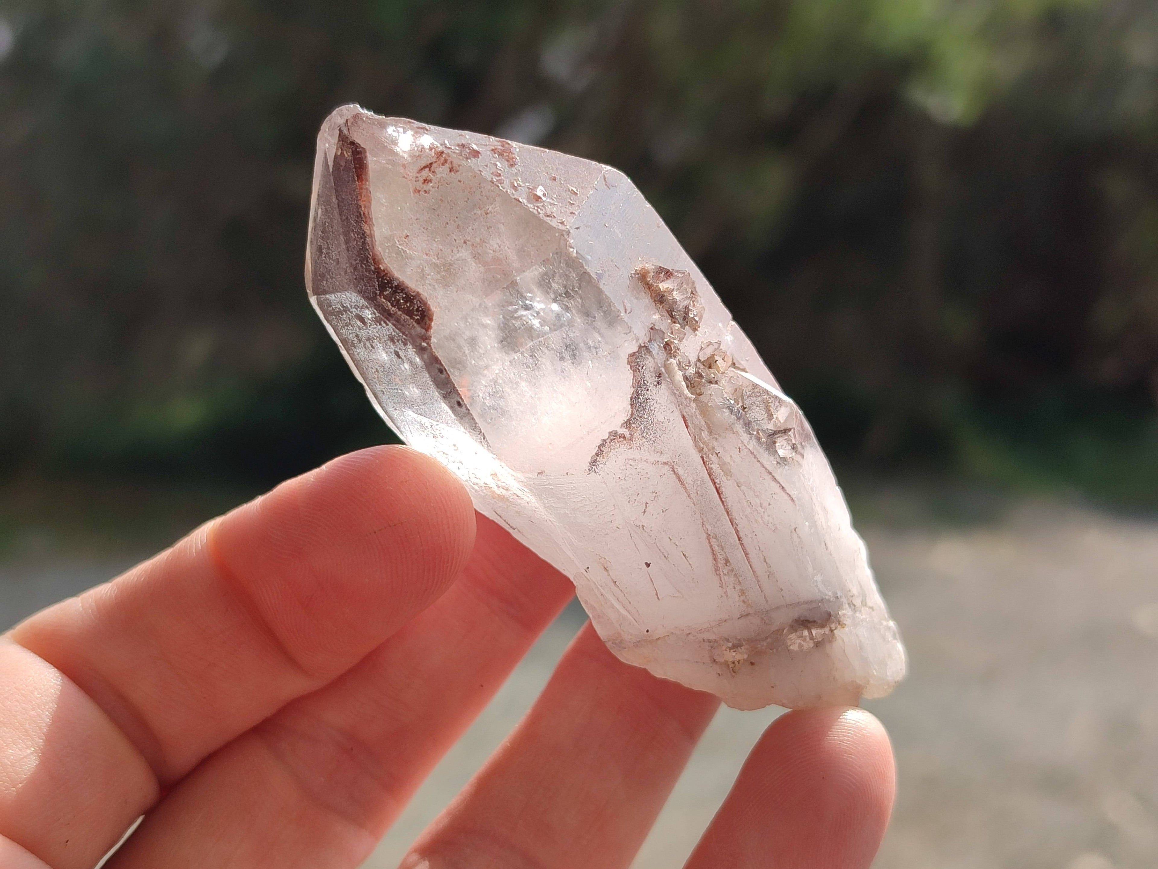 Natural Red Hematoid Quartz Crystals x 12 From Karoi, Zimbabwe - Toprock Gemstones and Minerals 