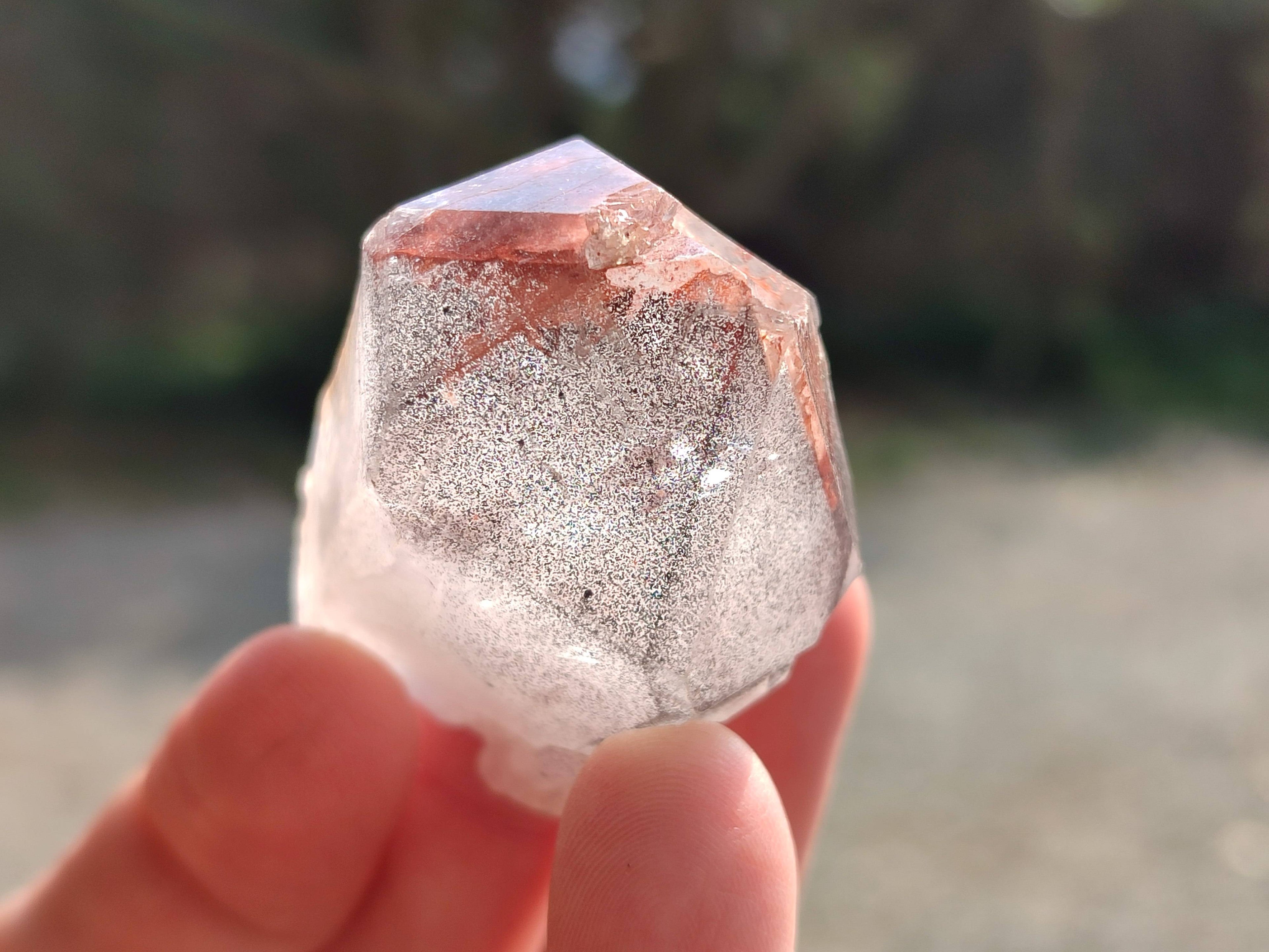 Natural Red Hematoid Quartz Crystals x 12 From Karoi, Zimbabwe - Toprock Gemstones and Minerals 