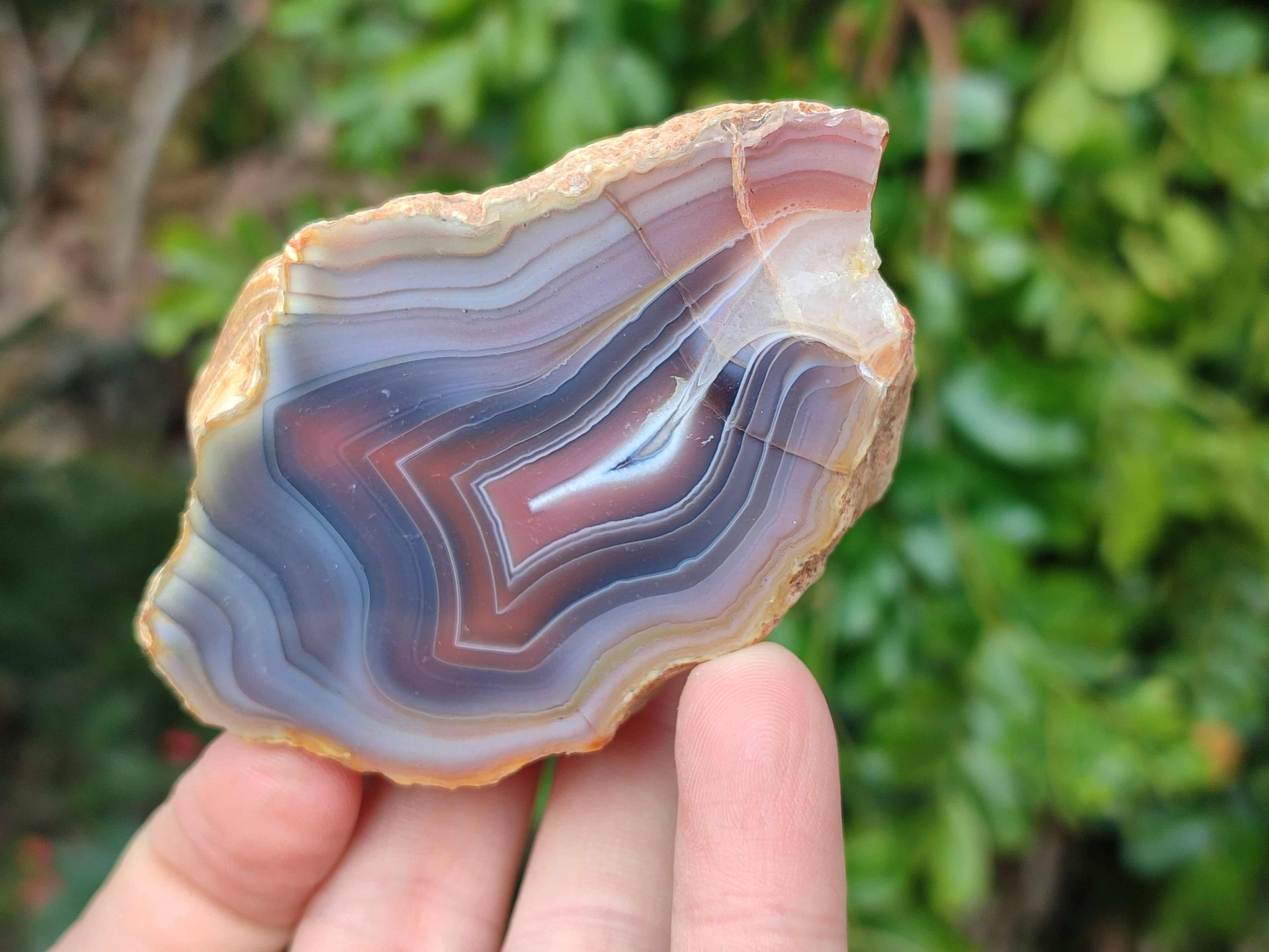 Polished Red Sashe River Agate Nodules x 6 From Sashe River, Zimbabwe - Toprock Gemstones and Minerals 