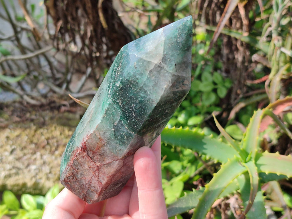 Polished Fuchsite Points x 3 From Madagascar - Toprock Gemstones and Minerals 