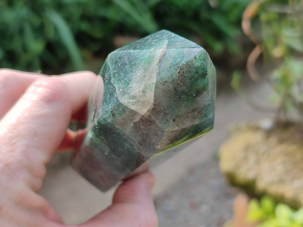 Polished Fuchsite Points x 3 From Madagascar - Toprock Gemstones and Minerals 