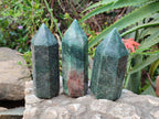 Polished Fuchsite Points x 3 From Madagascar - Toprock Gemstones and Minerals 