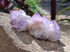Natural Amethyst Spirit Quartz Clusters x 12 From Boekenhouthoek, South Africa - Toprock Gemstones and Minerals 