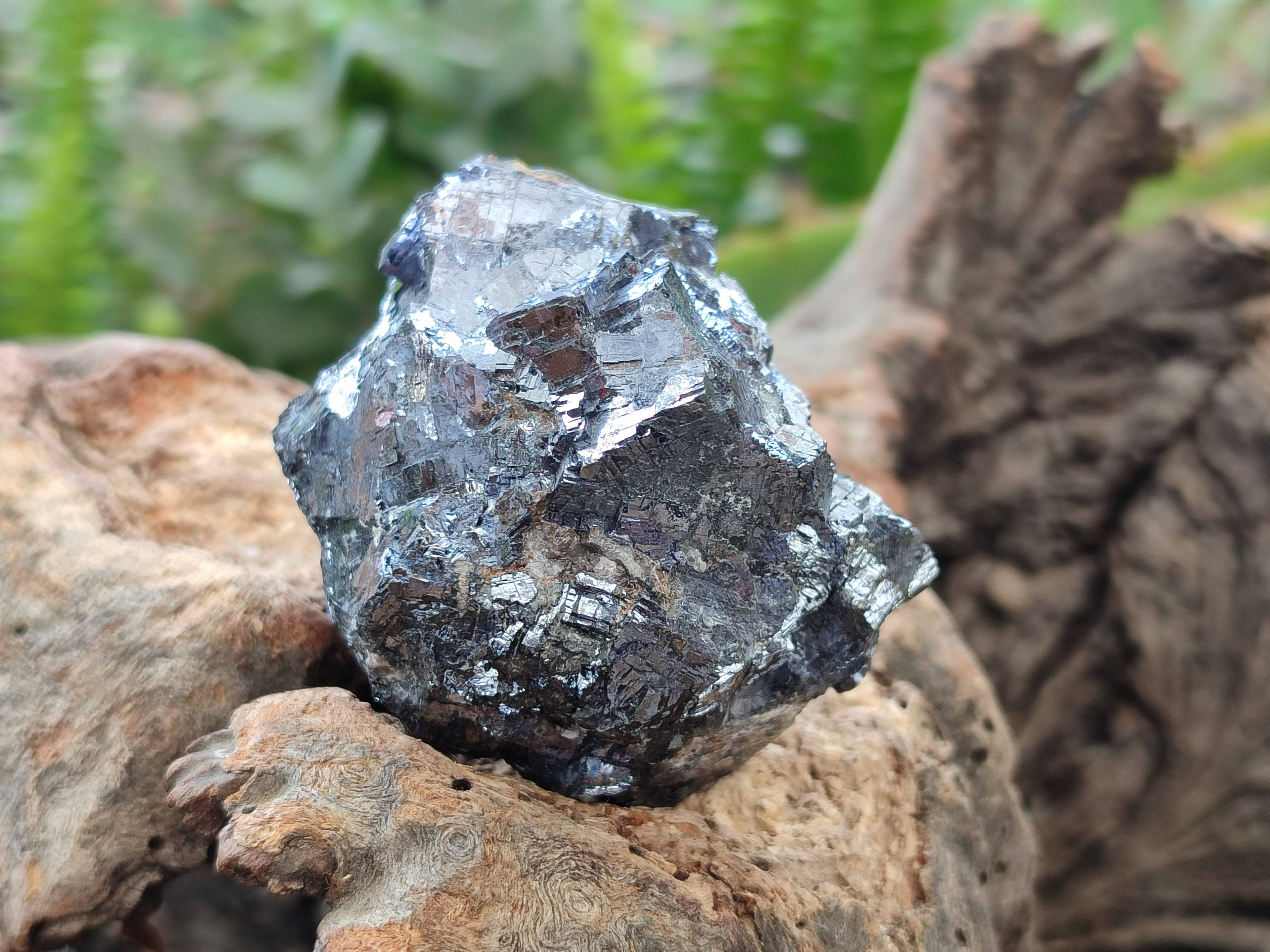 Natural Silver Lead Galena Specimens x 6 From Namibia - Toprock Gemstones and Minerals 