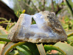 Polished On One Side Polished Blue Lace Agate  x 6 From Nsanje, Malawi - Toprock Gemstones and Minerals 