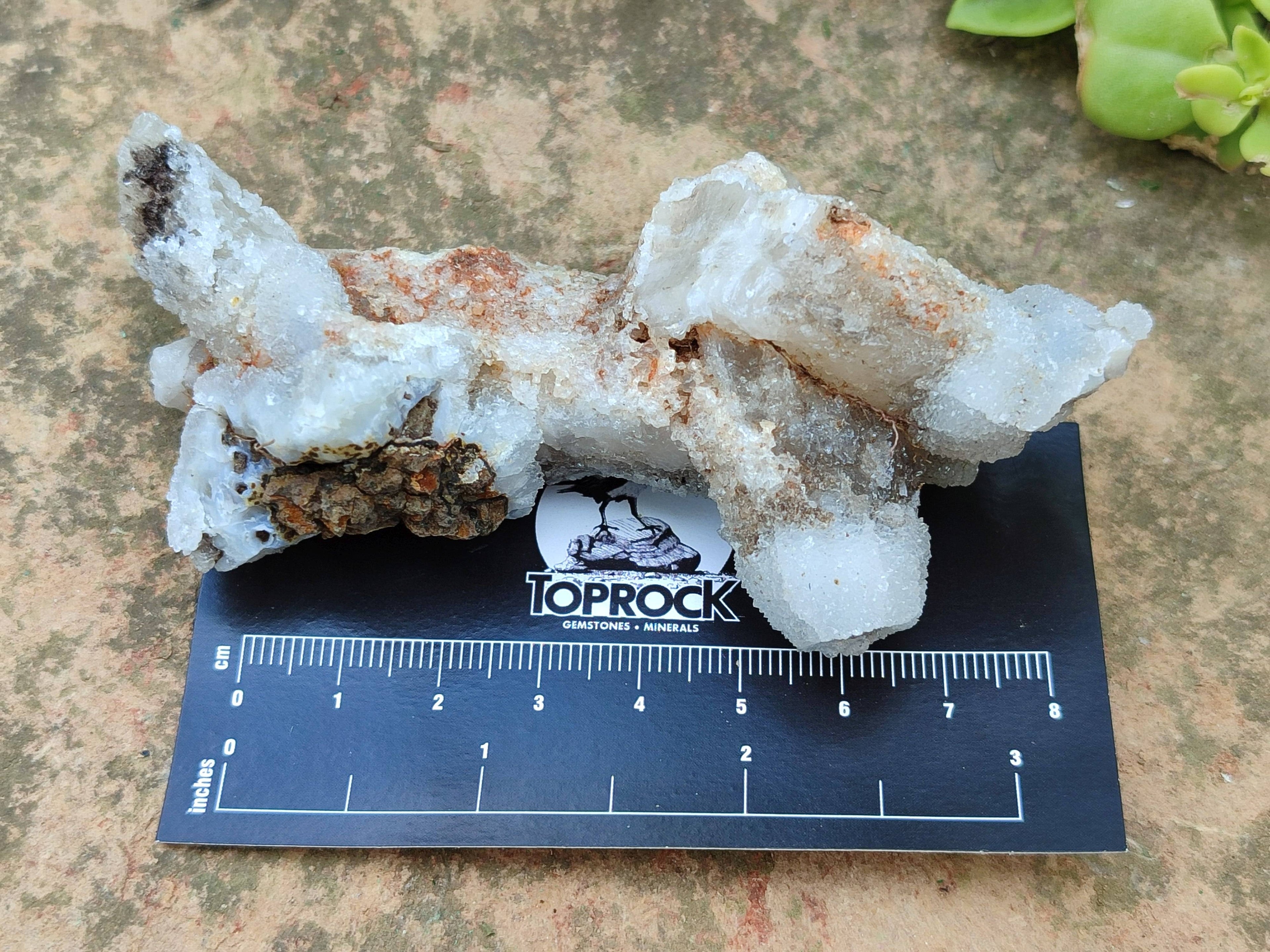 Natural Drusy Quartz Coated Calcite Pseudomorph Specimens x 12 From Alberts Mountain, Lesotho - Toprock Gemstones and Minerals 