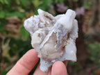 Natural Drusy Quartz Coated Calcite Pseudomorph Specimens x 12 From Alberts Mountain, Lesotho - Toprock Gemstones and Minerals 