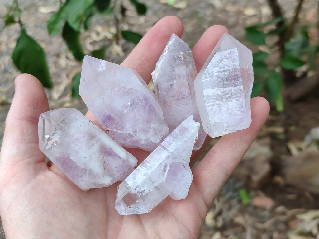 Natural Brandberg Quartz Matrix Crystals x 12 From Brandberg, Namibia - Toprock Gemstones and Minerals 