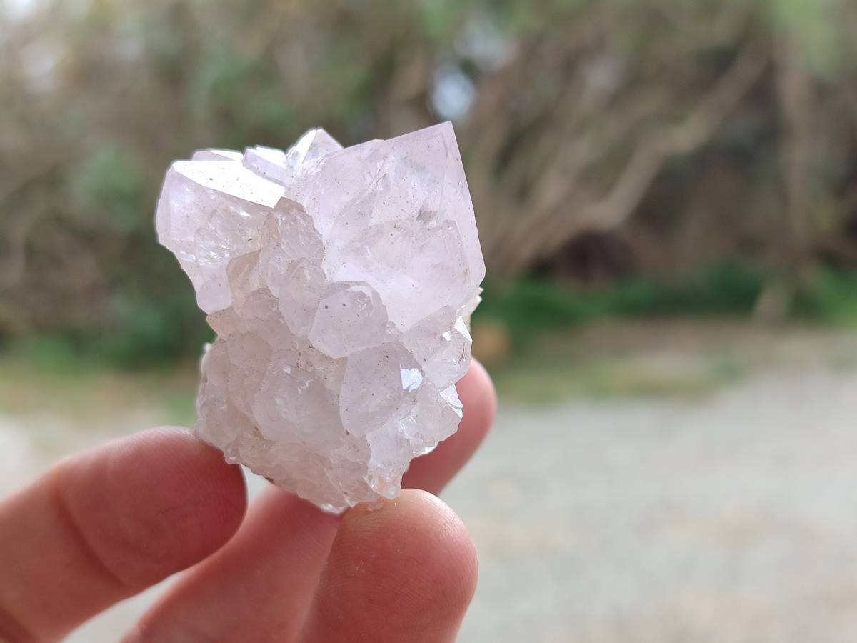 Natural Amethyst Spirit Quartz Clusters x 20 From Boekenhouthoek, South Africa - Toprock Gemstones and Minerals 