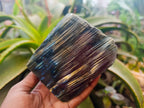Polished Labradorite One Side Polished x 7 From Tulear, Madagascar - Toprock Gemstones and Minerals 