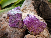 Natural Stichtite Cobbed Specimens x 35 From Barberton, South Africa - Toprock Gemstones and Minerals 