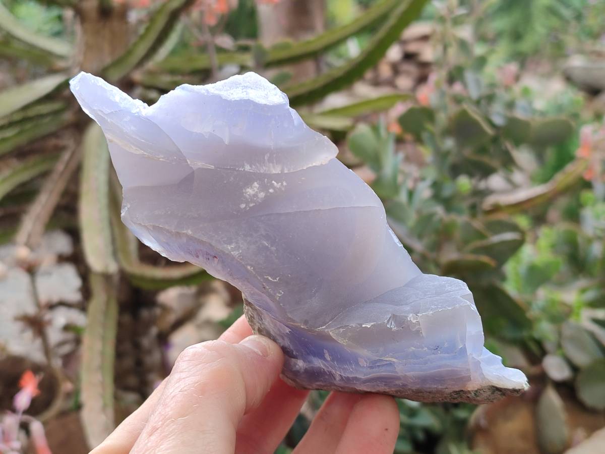 Natural Blue Lace Agate Geode Specimens x 9 From Nsanje, Malawi - Toprock Gemstones and Minerals 