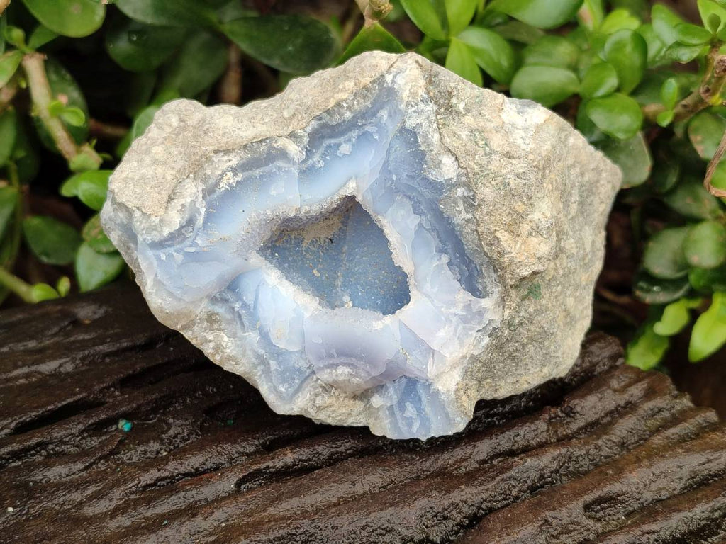 Natural Blue Lace Agate Geode Specimens x 9 From Nsanje, Malawi - Toprock Gemstones and Minerals 